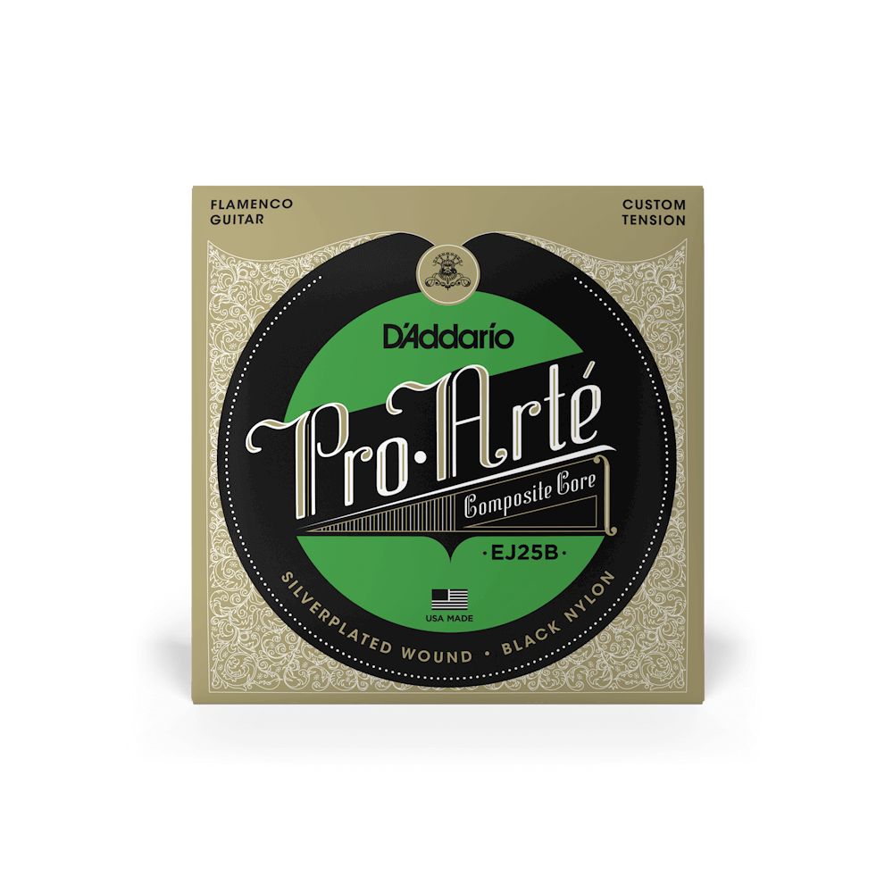 d-addario-pro-art-composite-ej25b-black-nylon-flamenco-klassikgitarrensaiten image 2