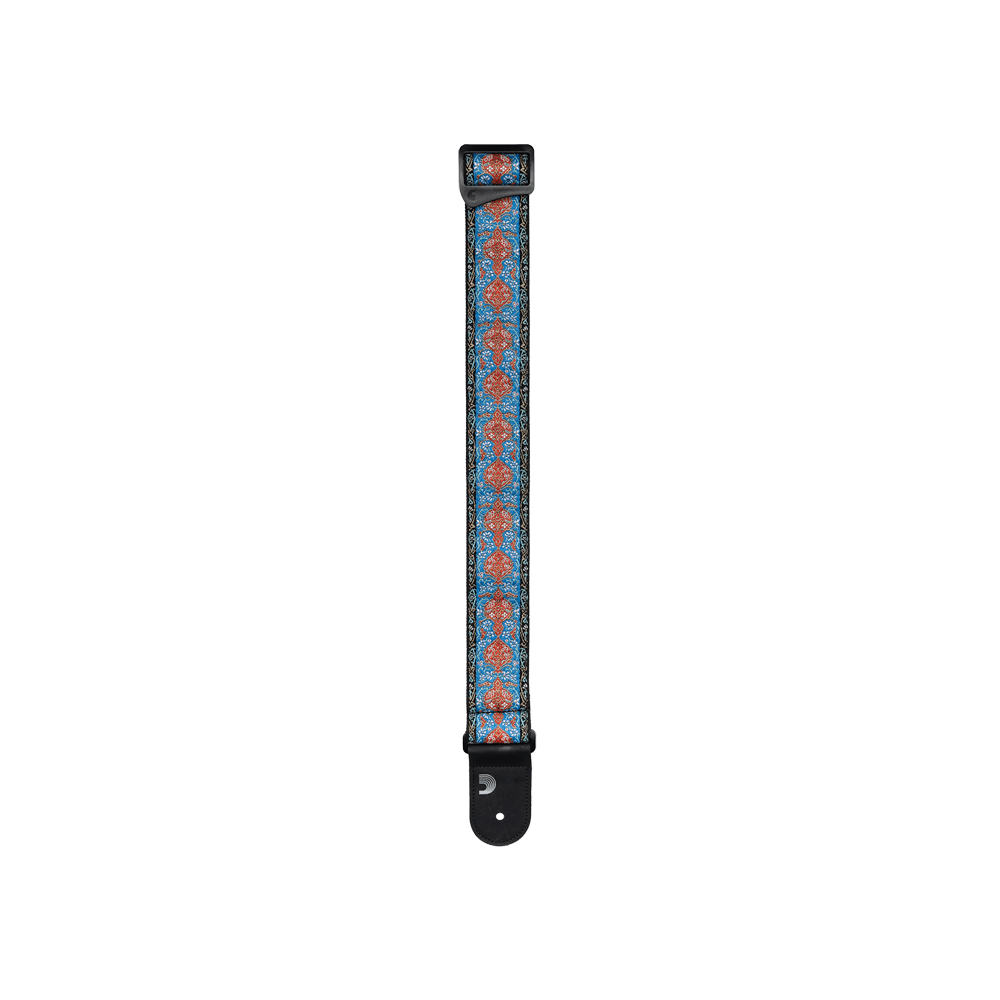 d-addario-eco-woven-gitarrengurt-blue-orange image 3