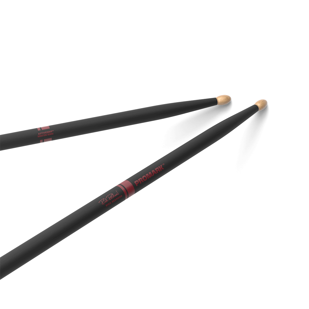 d-addario-promark-rich-redmond-activegrip-hickory-drumstick-wood-tip image 1