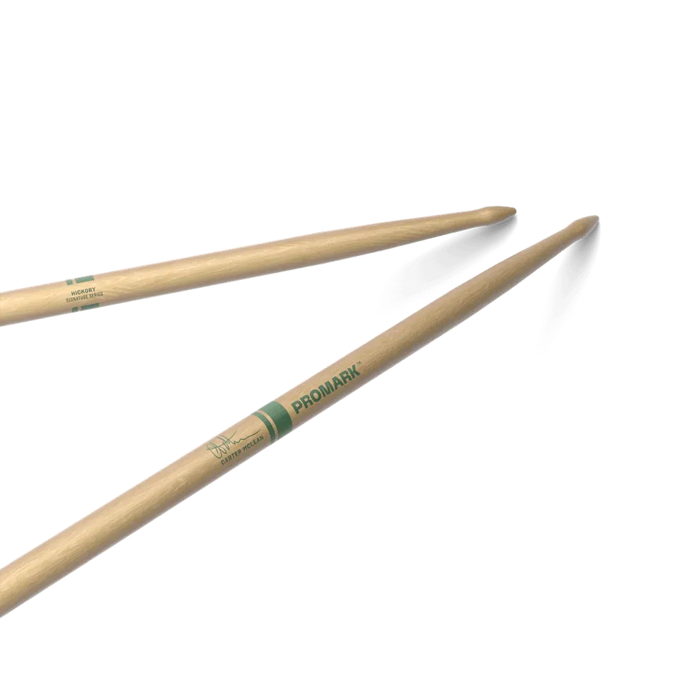 promark-carter-mclean-hickory-drumsticks-wood-tip-14-5-mm image 1