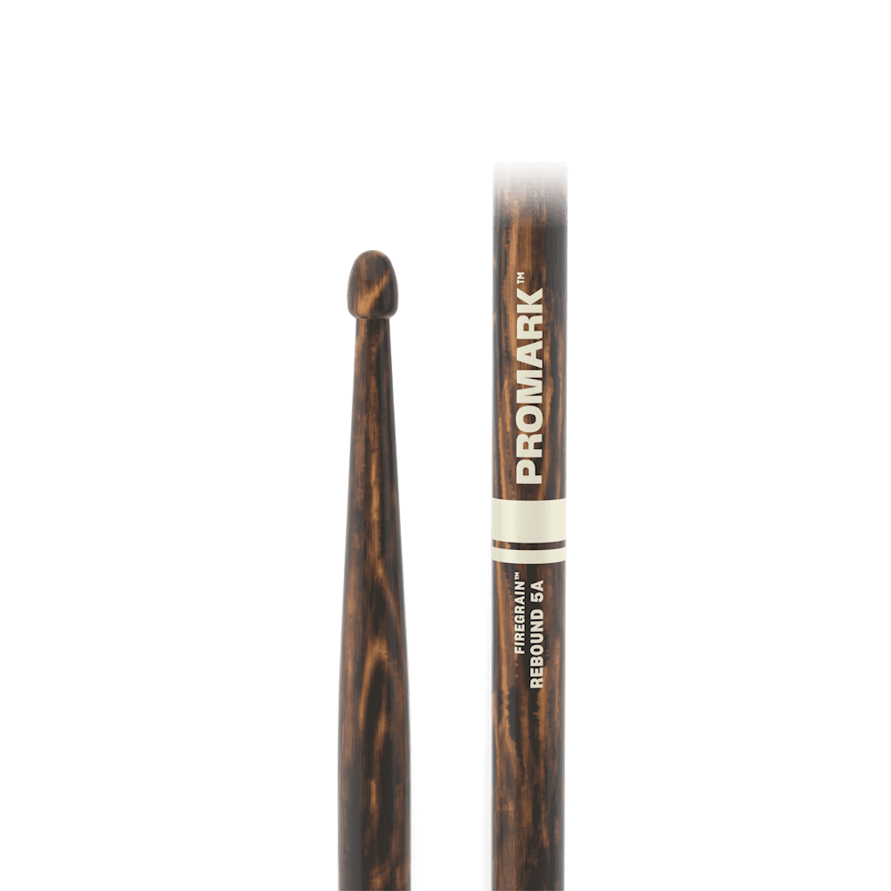 promark-by-d-addario-rebound-5a-firegrain-hickory-drumstick-wood-tip image 1