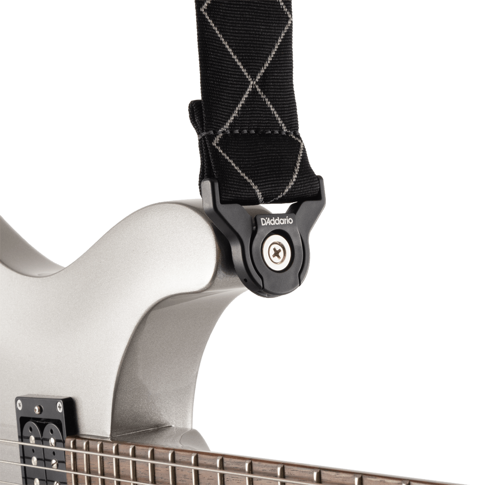 d-addario-auto-lock-gitarrengurt-black-padded-diamonds image 3