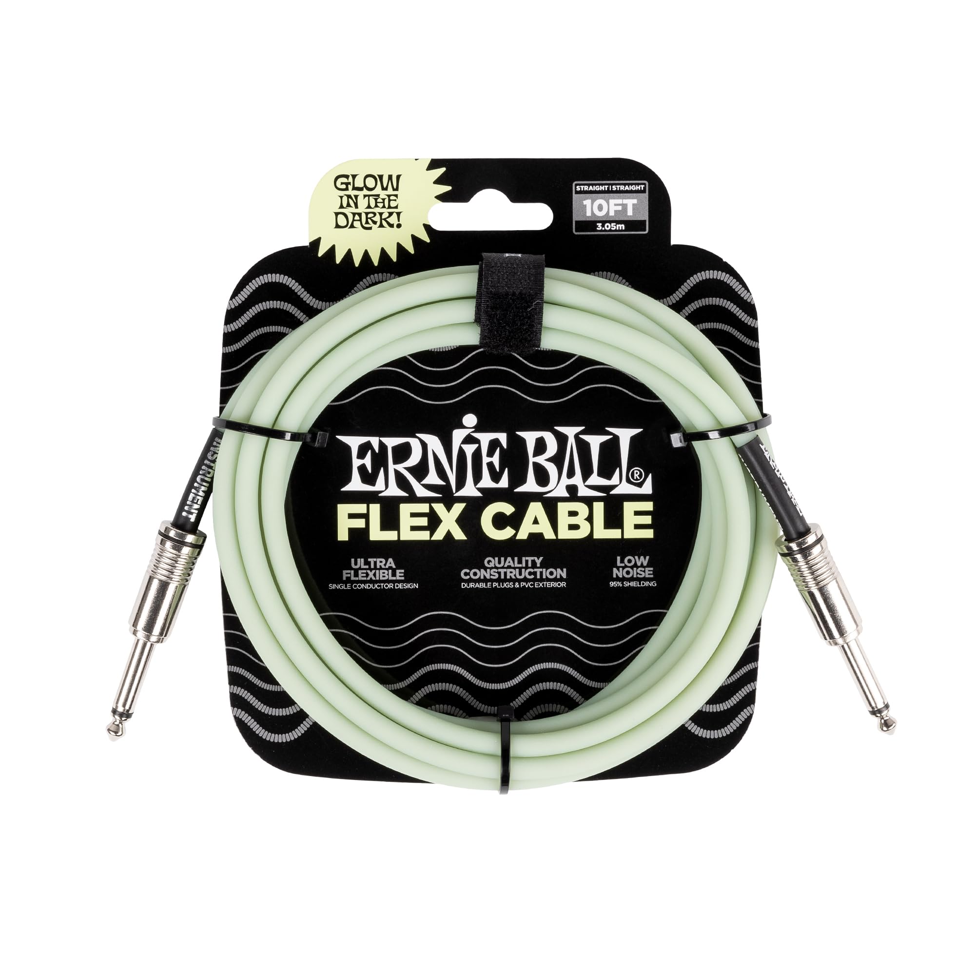 ernie-ball-flex-instrumentenkabel-3-05-m-orange-gerade-gerade image 7