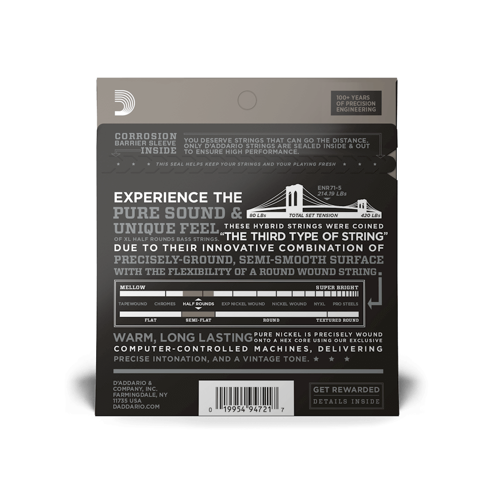 d-addario-xl-half-rounds-bass-saiten-45-130-5-string-long-scale image 3