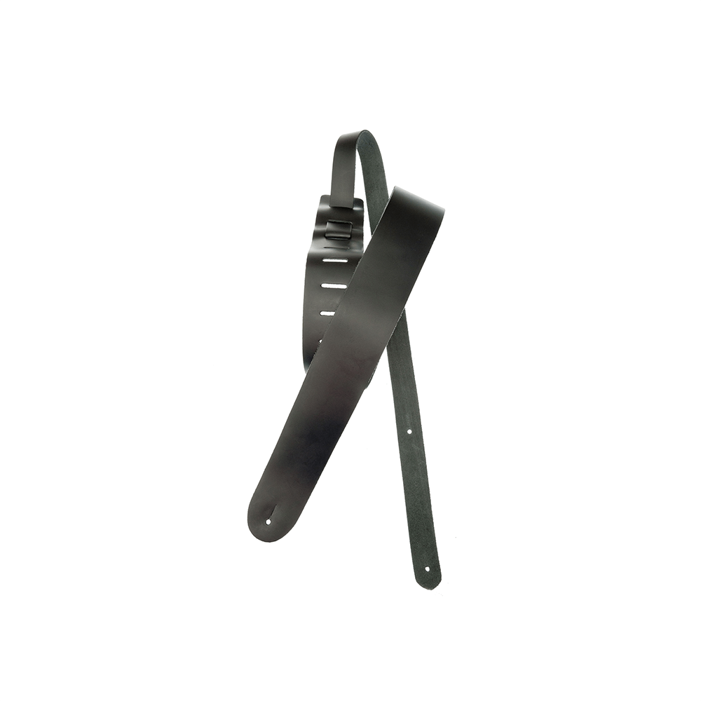 d-addario-classic-leather-gitarrengurt-black-extra-long image 1