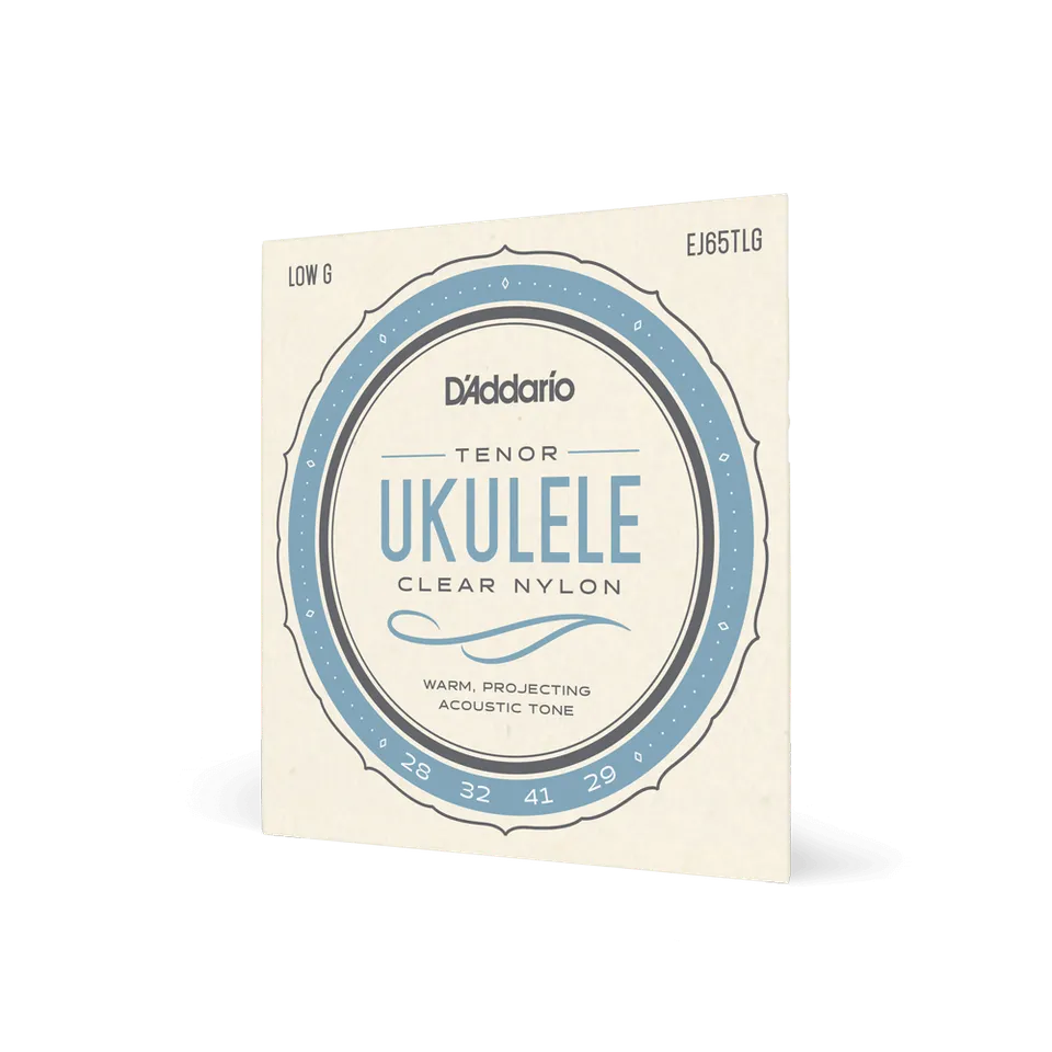 d-addario-ej65tlg-pro-art-custom-nylon-tenor-ukulele-saiten-low-g image 1