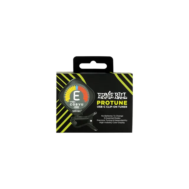 ernie-ball-protune-usb-c-clip-on-tuner image 1
