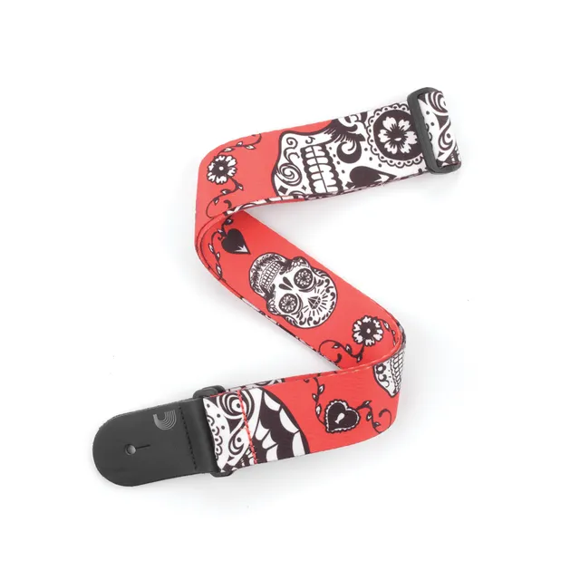 d-addario-sugar-skulls-polyester-gitarrengurt image 1
