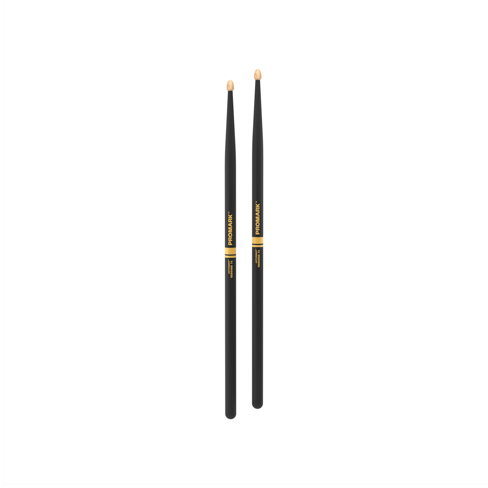 d-addario-promark-rebound-7a-activegrip-hickory-drumsticks-acorn-wood-tip image 3