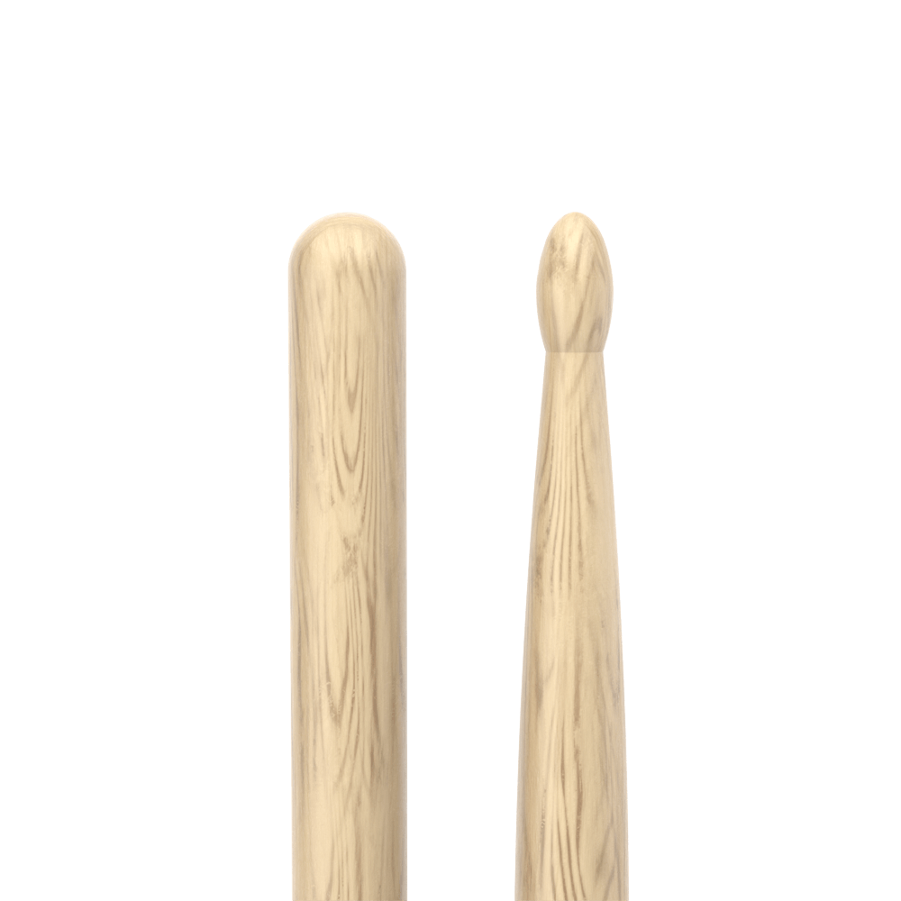d-addario-promark-classic-attack-7a-drumsticks-shira-kashi-oak-oval-wood-tip image 4