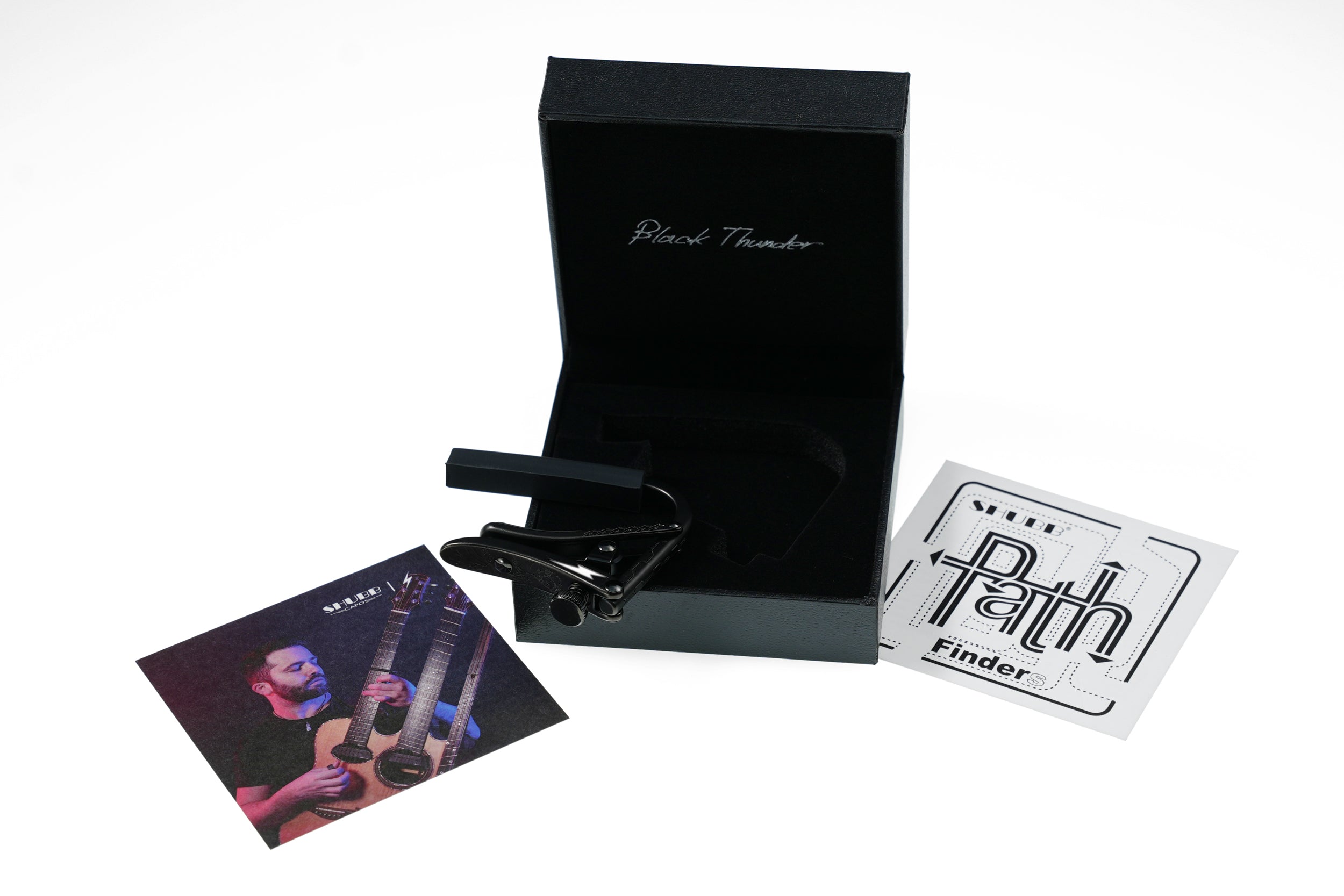 shubb-pathfinder-luca-stricagnoli-black-thunder-steel-string-kapodaster image 3