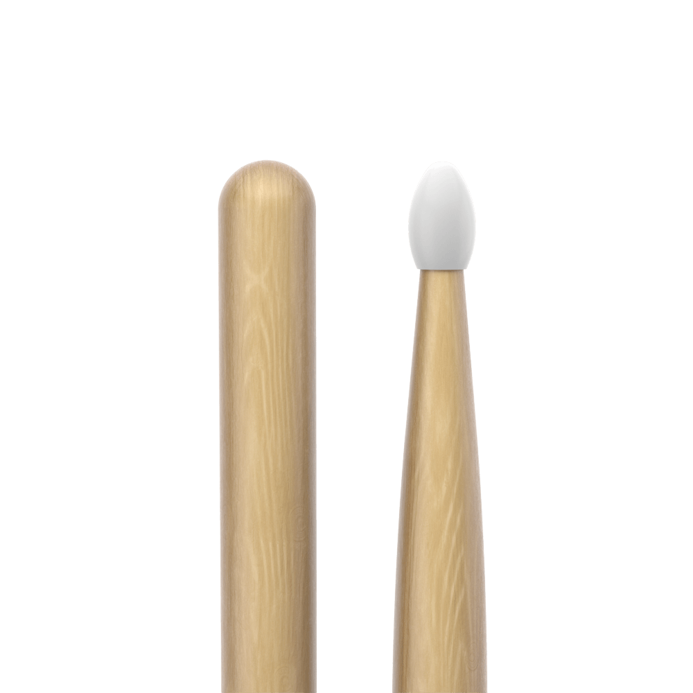 promark-classic-forward-5a-hickory-drumsticks-oval-nylon-tip-paar image 4