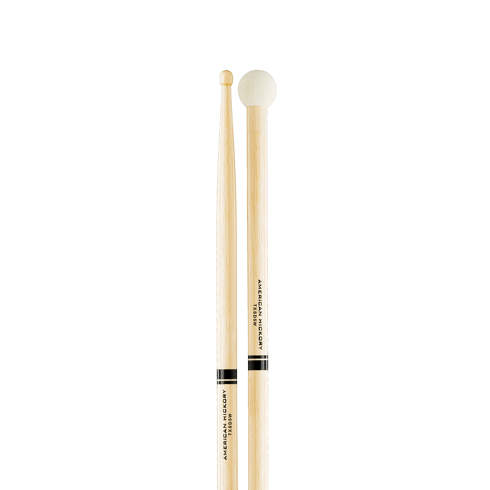 d-addario-promark-sd5-light-swizzle-stick-5a-mit-filzkugel image 1