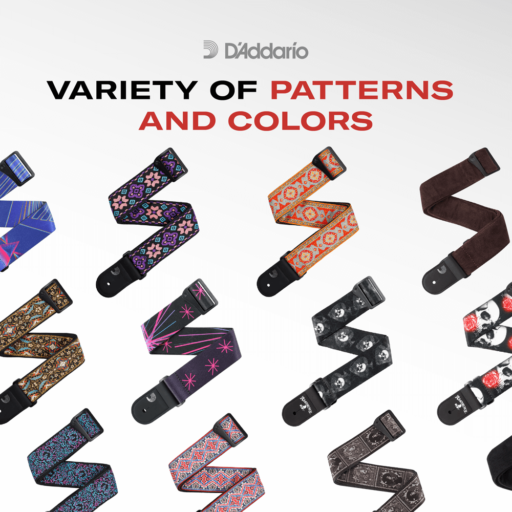 d-addario-woven-guitar-strap-ndebele-gitarrengurt image 5