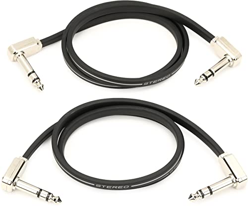 ernie-ball-flaches-stereo-patchkabel-60-96-cm-schwarz image 8