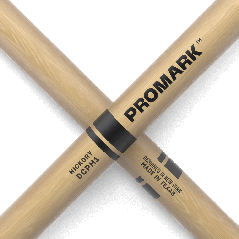 promark-dcpm1-hickory-marching-drumsticks-wood-tip image 4