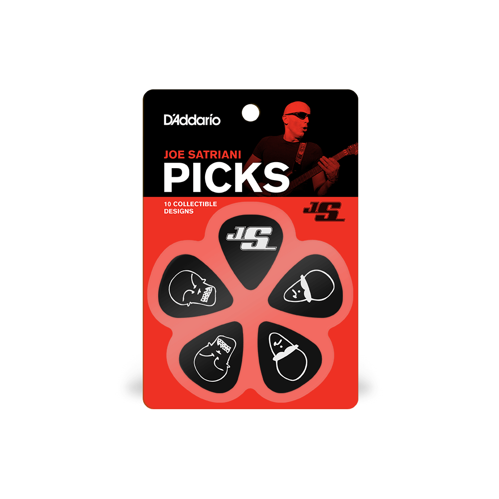 d-addario-joe-satriani-picks-black-plektren-10er-pack-0-46-mm image 1