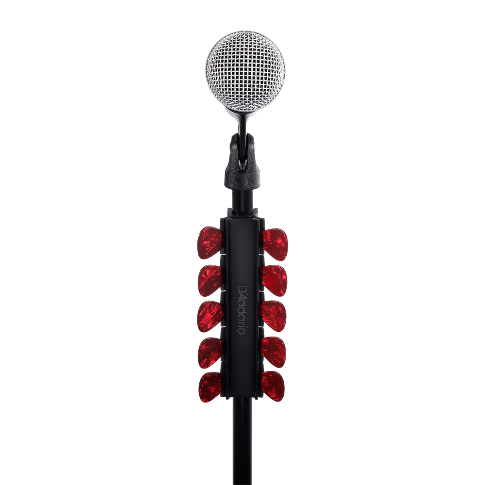d-addario-mic-stand-pick-holder-f-r-mikrofonst-nder-plektrenhalter-f-r-bis-zu-10 image 2