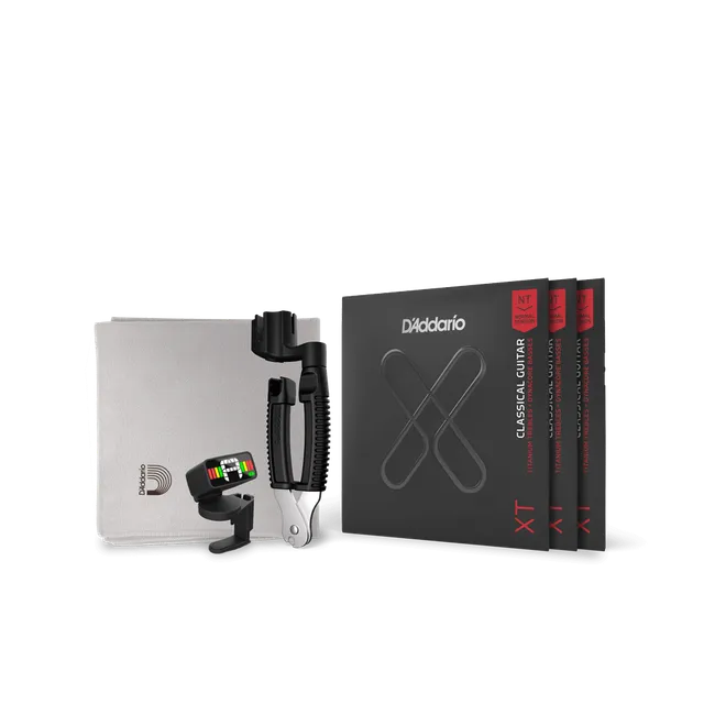 d-addario-pro-art-nylon-clarity-of-sound-classical-guitar-bundle-konzertgitarren image 1
