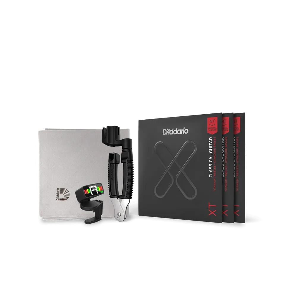 d-addario-pro-art-nylon-clarity-of-sound-classical-guitar-bundle-konzertgitarren image 1