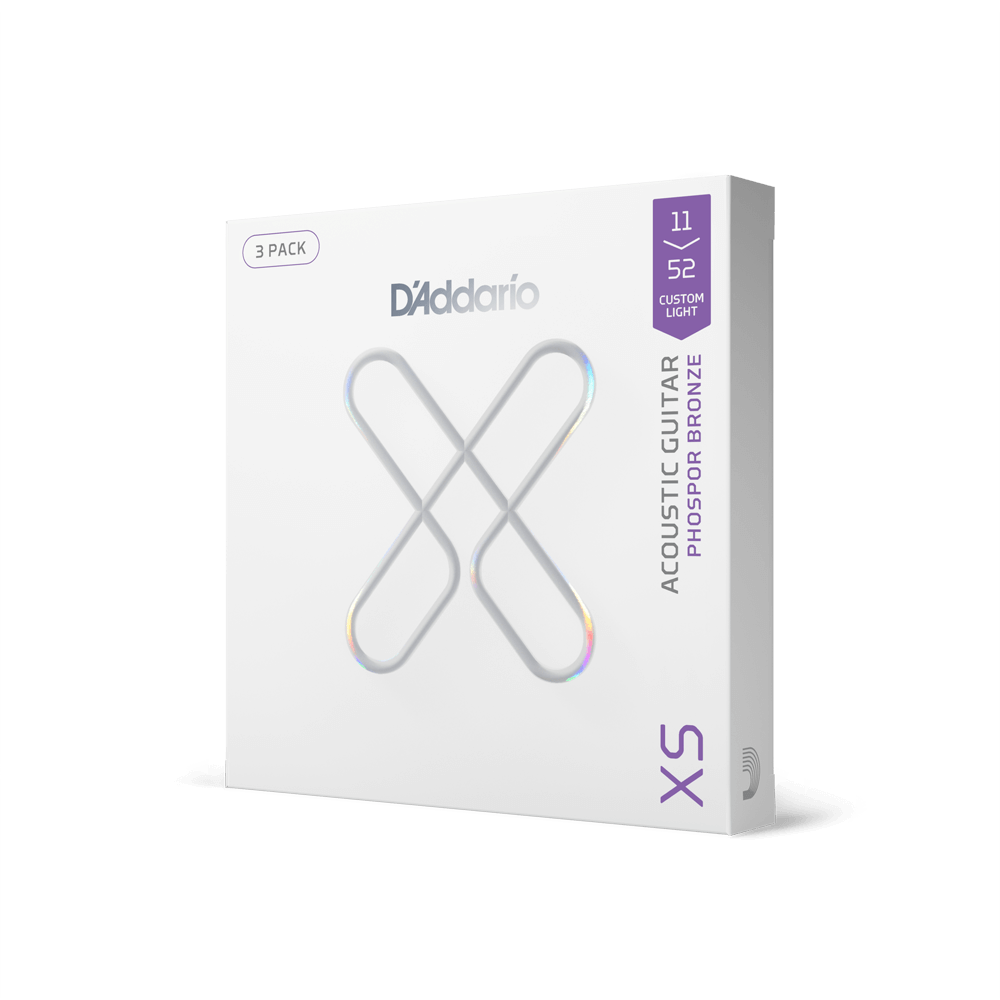 d-addario-xs-phosphor-bronze-11-52-custom-light-westerngitarren-saiten-beschicht image 2