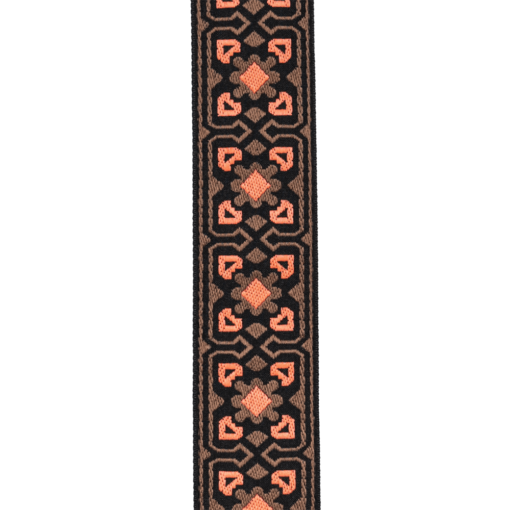 d-addario-eco-comfort-woven-gitarrengurt-braun-orange image 2