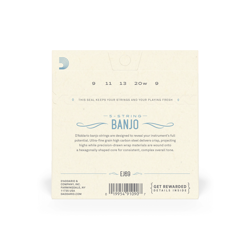 d-addario-ej69-phosphor-bronze-banjo-saiten-5-saiter-light-09-20 image 3