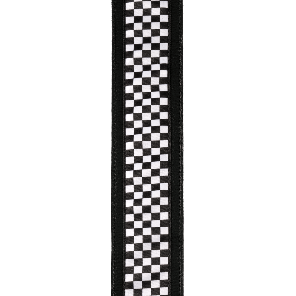 d-addario-hybrid-leather-gitarrengurt-checkered image 2
