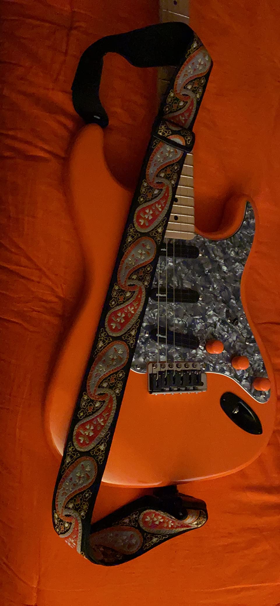 Edles Paisley in Mitternachtsblau