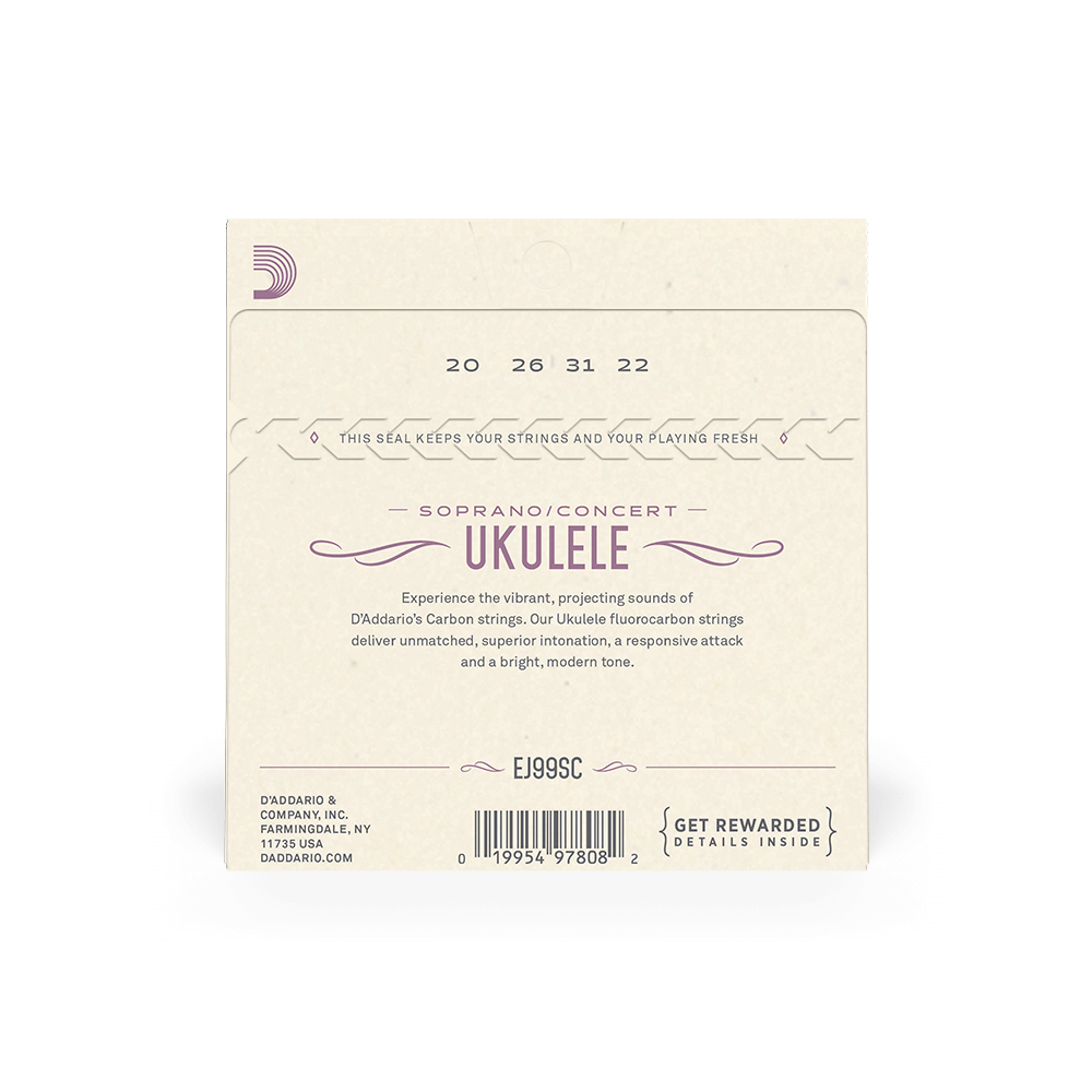 d-addario-ej99sc-pro-art-carbon-sopran-konzert-ukulelen-saiten-gcea image 3