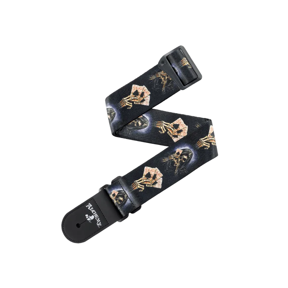 d-addario-alchemy-guitar-strap-reapers-ace-50mm-gitarrengurt-polyester image 1