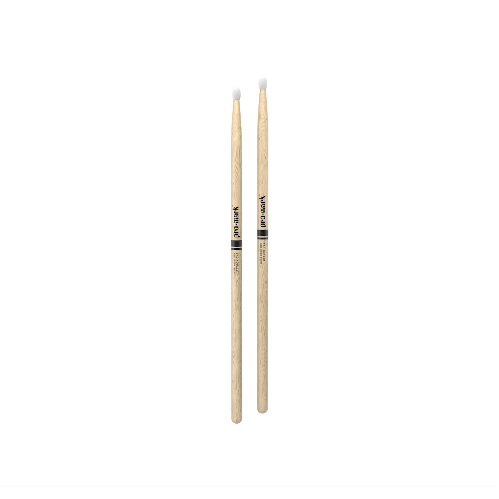 d-addario-promark-classic-attack-747-drumsticks-shira-kashi-oak-nylon-tip-oval image 3