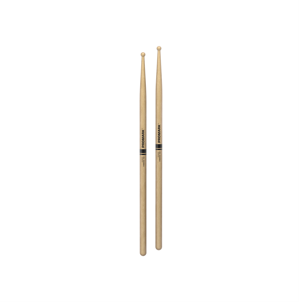 promark-finesse-718-hickory-drumsticks-small-round-wood-tip image 3