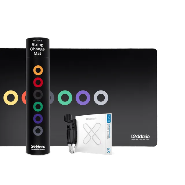 d-addario-xs-acoustic-12-53-string-change-bundle-saiten-set-mit-matte-und-pro-wi image 1