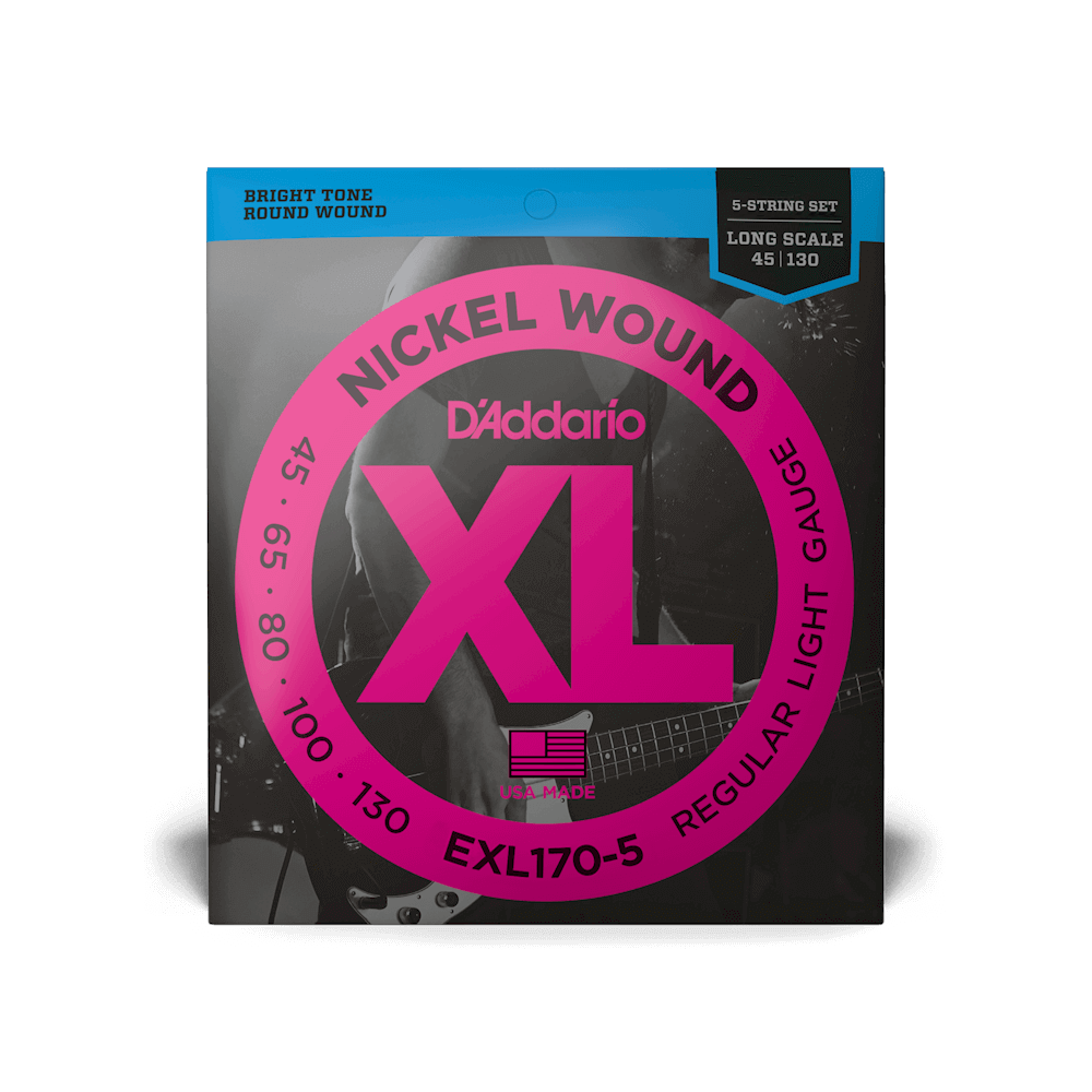 d-addario-xl-nickel-5-saiter-bass-saiten-45-130-regular-light-long-scale image 2