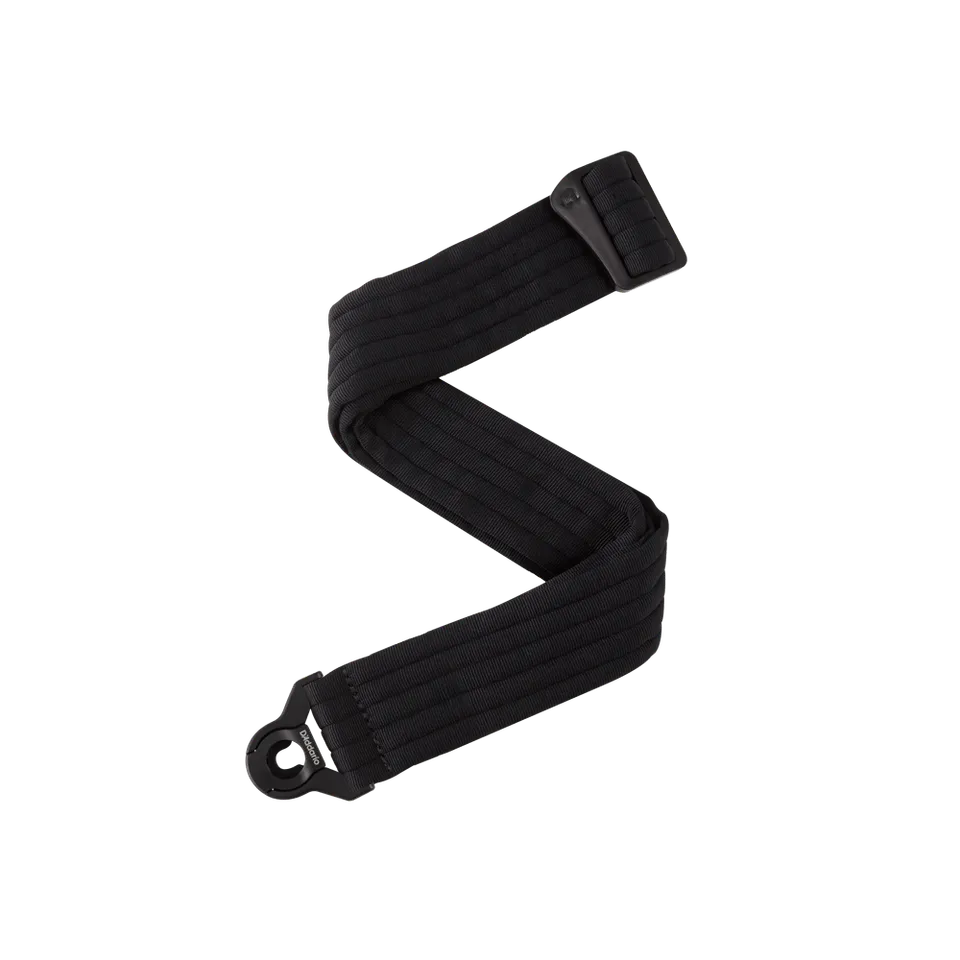 d-addario-auto-lock-gitarrengurt-black-padded-stripes image 1