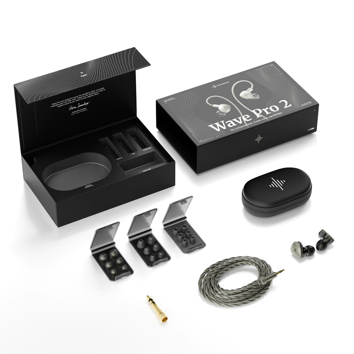 soundbrenner-wave-pro-2-in-ear-monitore-hybrid-quad-driver-zink-aluminium image 2