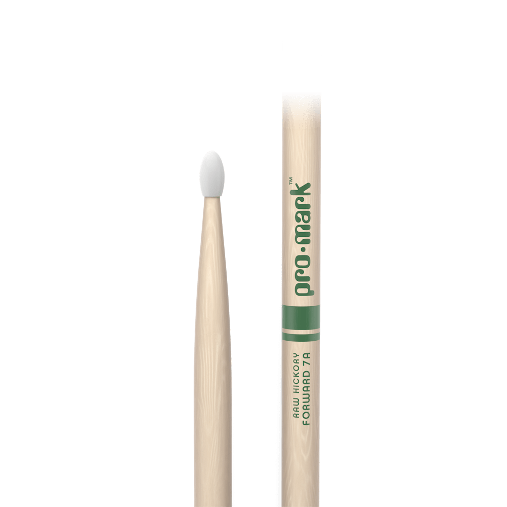 d-addario-classic-forward-7a-drumsticks-raw-hickory-nylon-tip-oval image 2