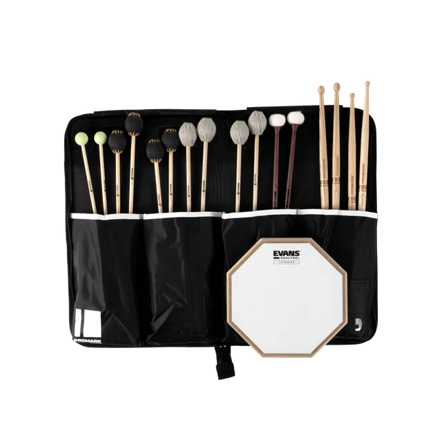 d-addario-collegiate-stick-mallet-bag-upgrade-bundle-trommelstock-schl-geltasche image 1