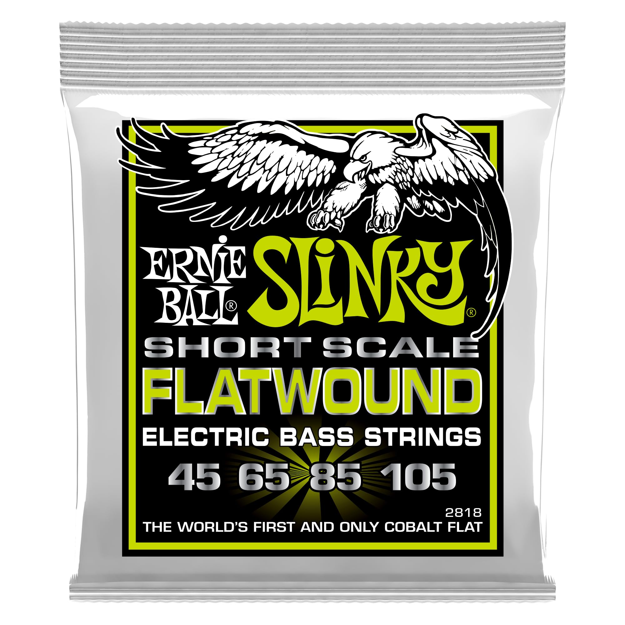 ernie-ball-regular-slinky-short-scale-flatwound-e-bass-saiten-cobalt-45-105 image 1