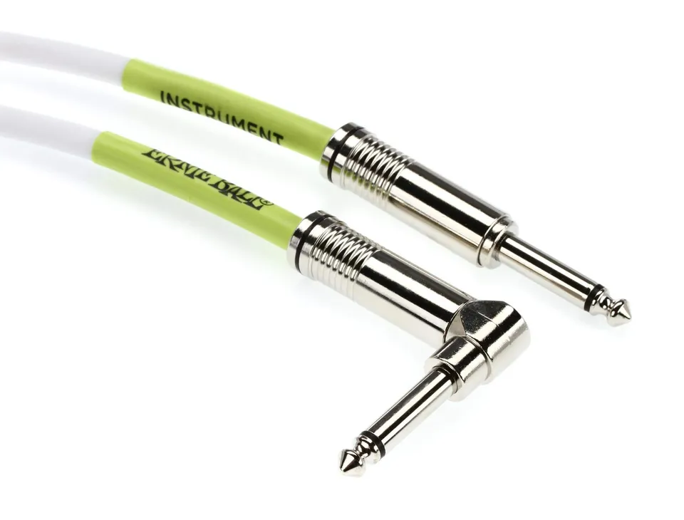 ernie-ball-instrumentenkabel-6-1-m-gerade-gewinkelt-wei image 1