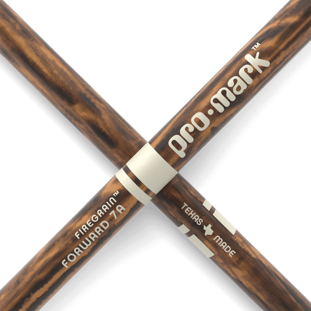 promark-classic-forward-7a-firegrain-hickory-drumsticks-wood-tip image 5