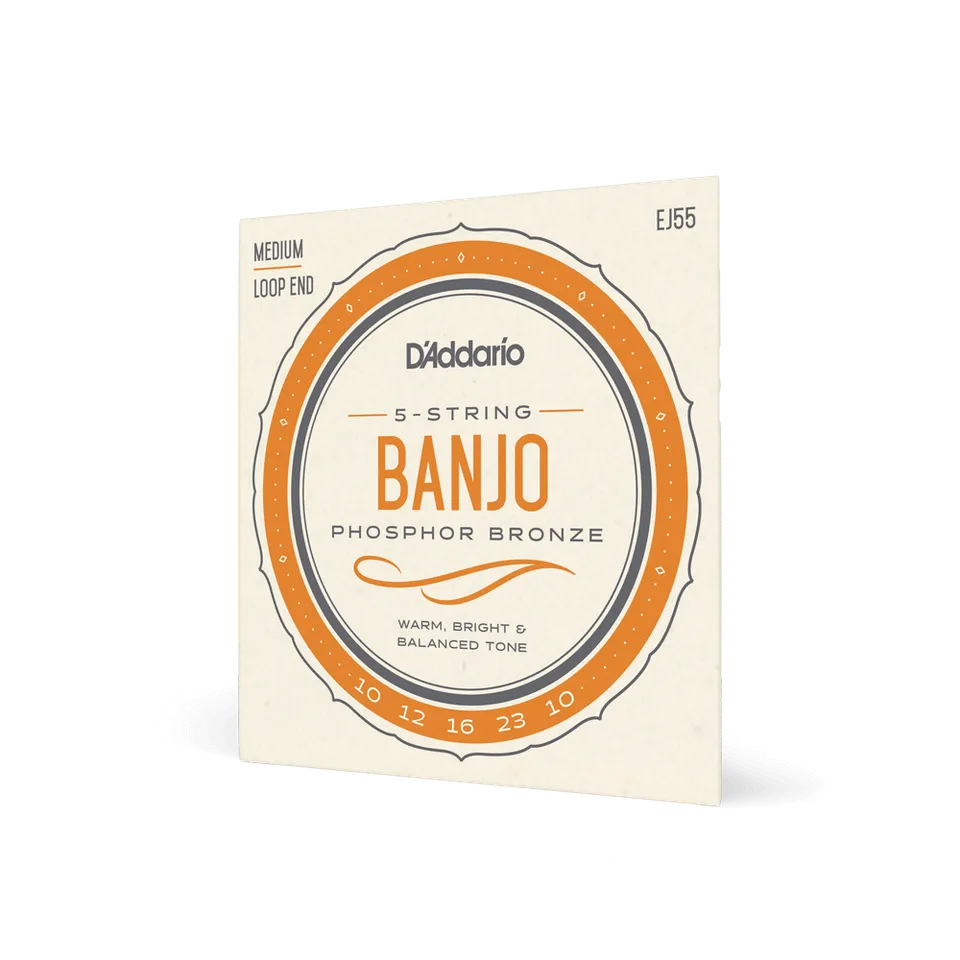 d-addario-ej55-phosphor-bronze-10-23-medium-5-string-banjo-saiten image 1