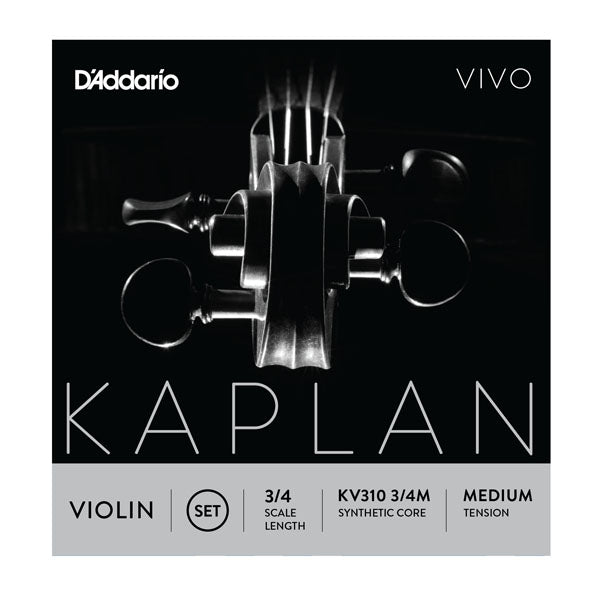 d-addario-kaplan-vivo-violin-saiten-set-3-4-medium-tension image 1